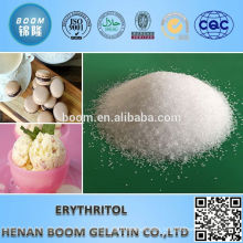 Organic white crystal erythritol sweeteners